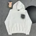 Louis Vuitton Hoodie With Denim LV Logo Embroidery And Faded Effect Trendy Luxury Streetwear #B54321