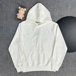 Brand L Hoodie With Embossed Monogram Design Luxury Casual Fashion Piece Black/White/Grey #B54320