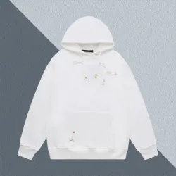 Brand L Hoodie with Sailboat Logo Embroidery Luxury Fashion Streetwear Piece Black/White/Pink #B54319