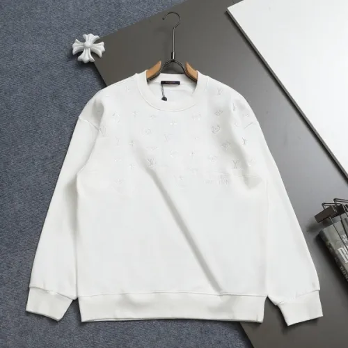 Louis Vuitton Hoodies for MEN Black/White 420g #B54470