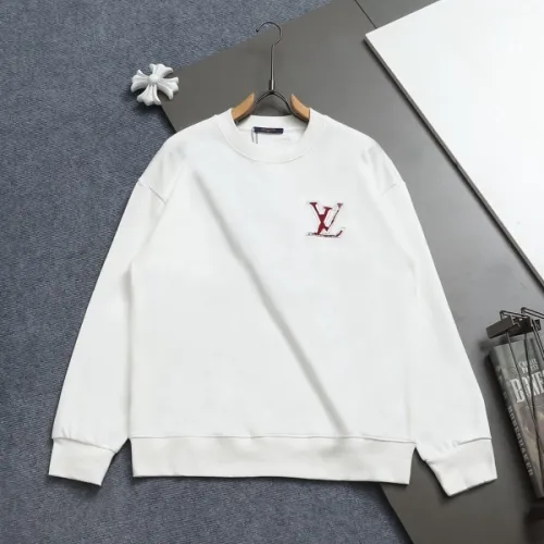 Louis Vuitton Hoodies for MEN Black/White 450g #B54471