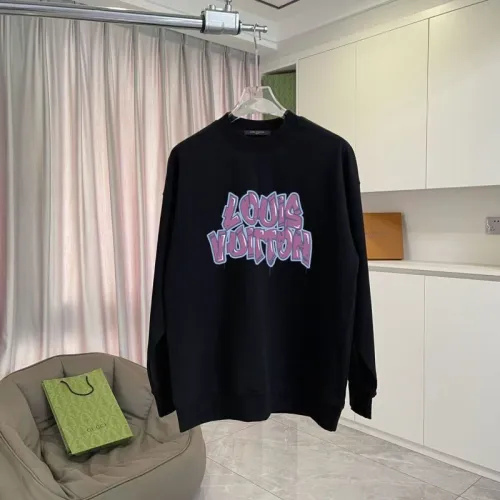 Louis Vuitton Hoodies for MEN Black/White #B54412