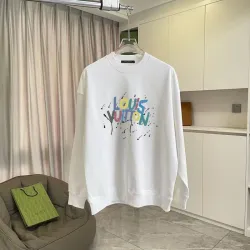 Louis Vuitton Hoodies for MEN Black/White #B54413