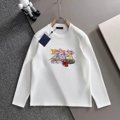 Louis Vuitton Hoodies for MEN Black/White #B54680