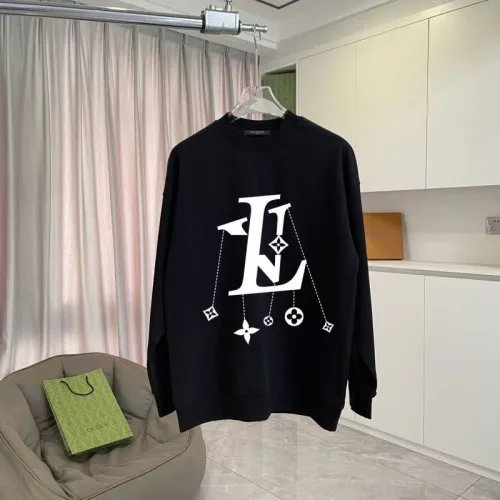 Louis Vuitton Hoodies for MEN Black/White #B54830