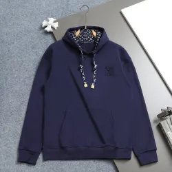 Louis Vuitton Hoodies for MEN Blue/White #B54473