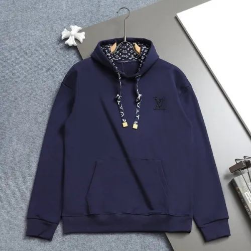 Louis Vuitton Hoodies for MEN Blue/White #B54473