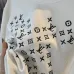 Louis Vuitton Mens Black Crew  Neck Sweatshirt with Colorful Monogram Patterns #B54351
