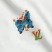 Louis Vuitton White Crew Neck Sweatshirt with Colorful Butterfly Embroidery #B54304