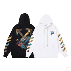OFF WHITE Hoodies for MEN pure cotton 400g #B58704