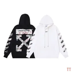 OFF WHITE Hoodies for MEN pure cotton 400g #B58715