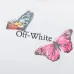 Off - White Black Hoodie With Colorful Butterfly And Arrow Graphic #B54398