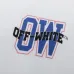 Off - White Black Hoodie With Colorful Embroidered Logo for Streetwear Fans #B54402