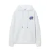 Off - White Black Hoodie With Colorful Embroidered Logo for Streetwear Fans #B54402
