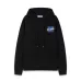 Off - White Black Hoodie With Colorful Embroidered Logo for Streetwear Fans #B54402