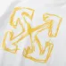 Stylish Off - White White Hoodie with Eye - Catching Yellow Logo Embellishment #B54399
