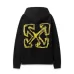 Stylish Off - White White Hoodie with Eye - Catching Yellow Logo Embellishment #B54399