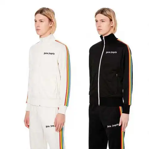 Palm angels new PA Tracksuits White/Black #99901598