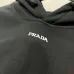 Prada Hoodies for MEN Black/White 420g #B54466