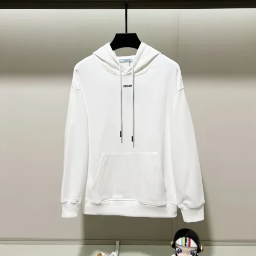 Prada Hoodies for MEN Black/White 420g #B54466