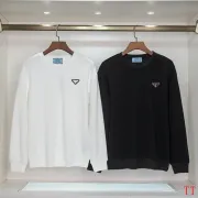 Prada Hoodies for MEN Black/White #B54461