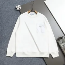 Prada Hoodies for MEN Black/White #B54462