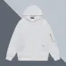 Prada White/Black Hoodie With Hood Functional Pockets And Stylish Zipper Detail For Fashion Enthusiasts #B54219