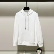 Stylish Prada White/Black Hoodie With Classic Logo Design #B54390