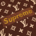 Supreme LV Hoodies for Men Women in Red coffee #99900285