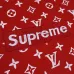 Supreme LV Hoodies for Men Women in Red coffee #99900285