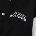 AMIRI Black And White Varsity Jacket With Hollywood Embroidered Logo For Trendy Streetwear #B54237