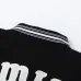 AMIRI Black And White Varsity Jacket With Hollywood Embroidered Logo For Trendy Streetwear #B54237