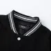 AMIRI Black And White Varsity Jacket With Hollywood Embroidered Logo For Trendy Streetwear #B54237
