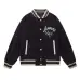 Amiri Navy Blue Varsity Jacket With Embroidered Logo And Striped Details #B54388