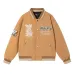 Black AMIRI Bomber Jacket With Angel And Garden Embroidery For Fashion Fans #B54357