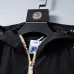 Burberry Men's Black Hooded Windbreaker Jacket with Brand Emblem #B54258