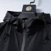 Burberry Men's Equestrian Knight Logo Hooded Jacket Black #B54189