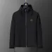 Burberry Men's Equestrian Knight Logo Hooded Jacket Black #B54189