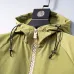 Burberry Stylish Olive Green Hooded Windbreaker Jacket with Brand Detailing #B54257