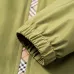 Burberry Stylish Olive Green Hooded Windbreaker Jacket with Brand Detailing #B54257