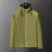 Burberry Stylish Olive Green Hooded Windbreaker Jacket with Brand Detailing #B54257