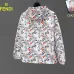 Fendi Designer Floral   Logo Print Windbreaker - Unisex Sun Protection Jacket #B53101