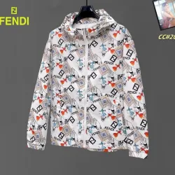 Fendi Designer Floral   Logo Print Windbreaker - Unisex Sun Protection Jacket #B53101