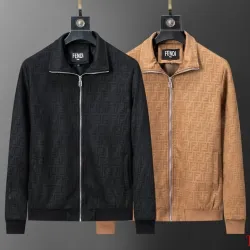 Fendi Jackets for men Black/Brown #B54658
