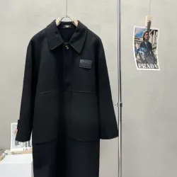 Fendi Men's Extra-Long Wool Coat #B56925