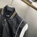 Givenchy Black Leather Bomber Jacket with Iconic White Logo Detailing #B54560