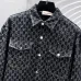 Gucci Jackets for MEN GG denim jacquard jacket Black/Blue #B53713