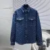 Gucci Jackets for MEN GG denim jacquard jacket Black/Blue #B53713