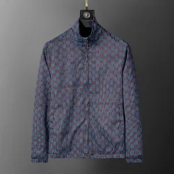 Gucci Men's Patterned Hooded Jacket #B54187