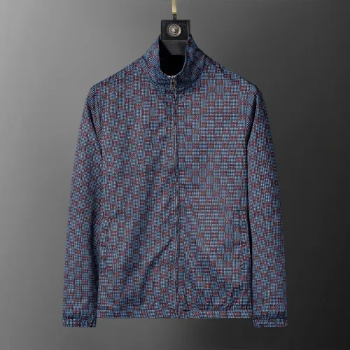 Gucci Men's Patterned Hooded Jacket #B54187